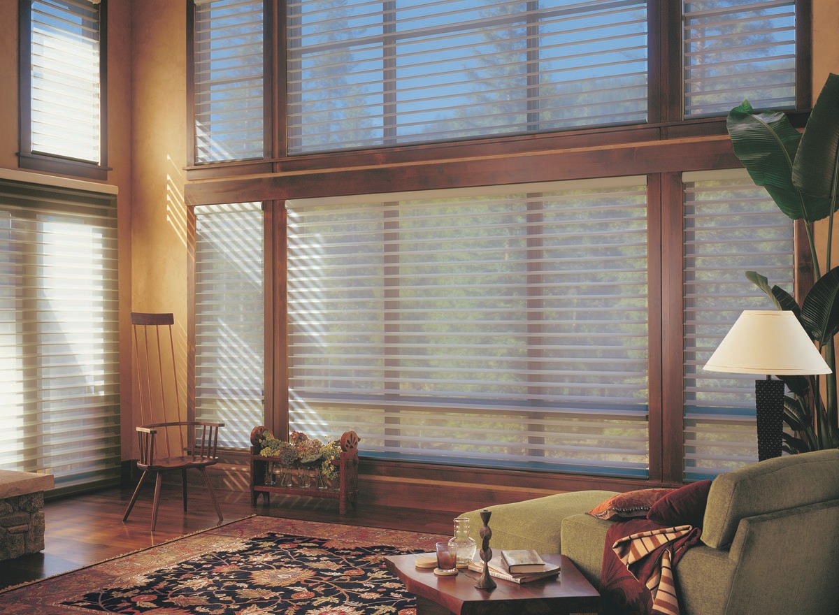 Refined window shadings to revamp your home, featuring Silhouette® Window Shadings, near Bloomington, Illinois (IL).