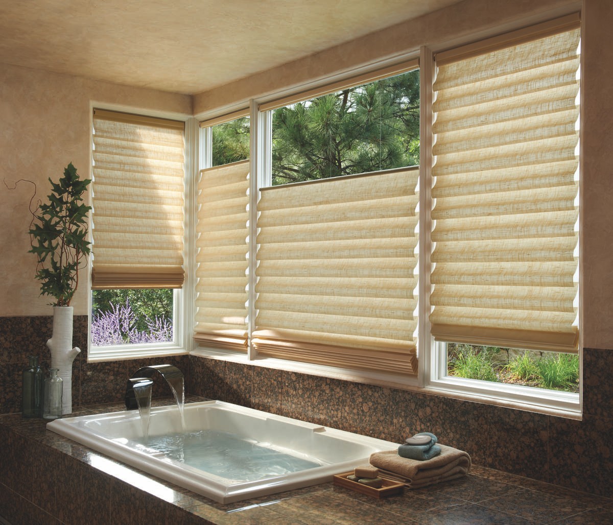 Upgrade your Home with Elegant Roman Shades, Featuring Vignette® by Hunter Douglas, near Bloomington, Illinois (IL)